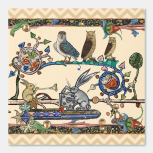 MITTELALTERLICHE BEWÄLTIGE MUSIKEILE, Hasen Tapete