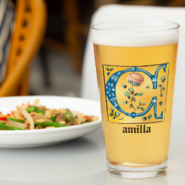 mittelalterliche blorbeleuchtete Buchstaben C Mono Glas