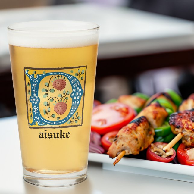 mittelalterliche blorbeleuchtete Buchstaben D Mono Glas (Von Creator hochgeladen)