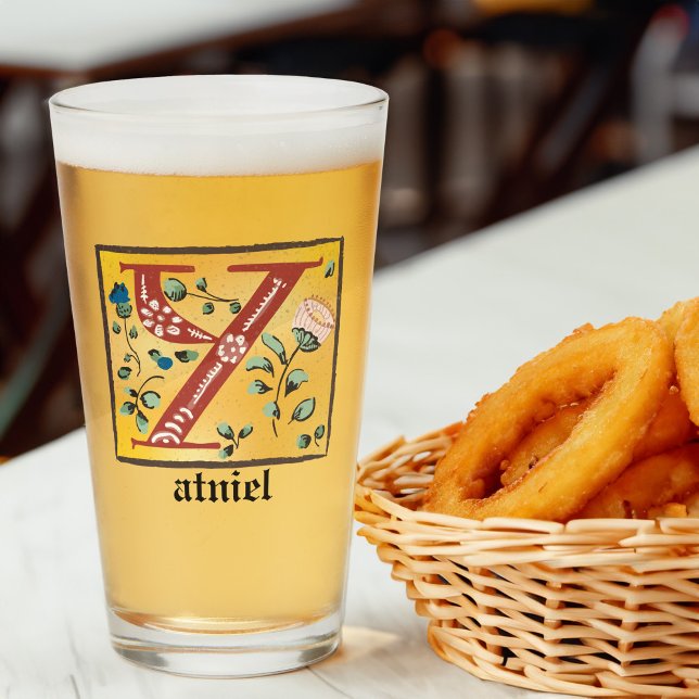 mittelalterliche blorbeleuchtete Buchstaben Y Mono Glas (Von Creator hochgeladen)