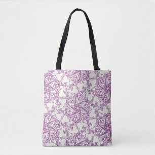 mittelalterliche Blumenmuster-Tasche