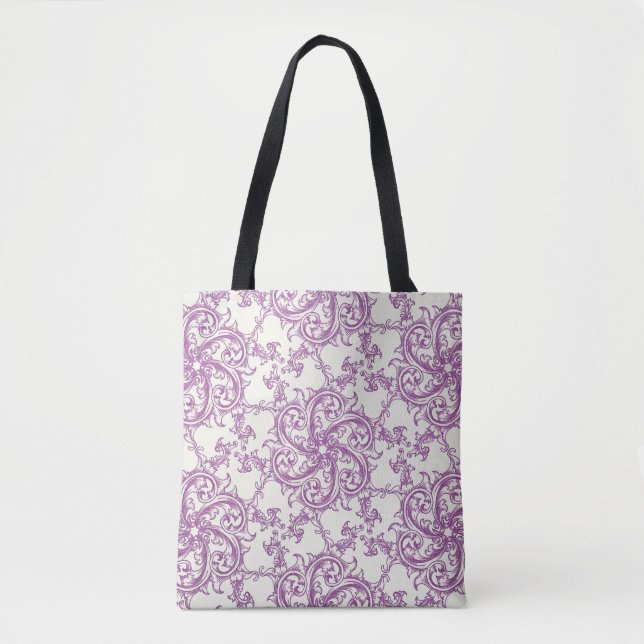 mittelalterliche Blumenmuster-Tasche (Vorderseite)