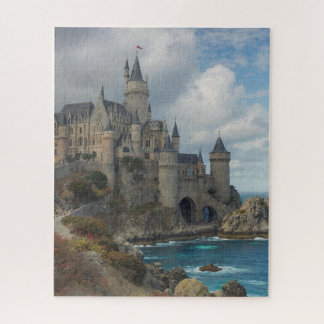 Mittelalterliche Burg am Meer Puzzle