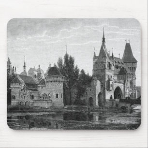 Mittelalterliche Burg-Mauspad Mousepad