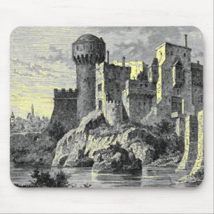 Mittelalterliche Burg-Mauspad Mousepad