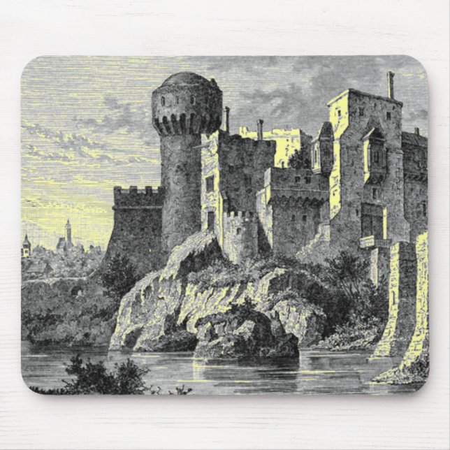 Mittelalterliche Burg Mouse Pad Mousepad (Vorne)