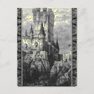 mittelalterliche Burg Postkarte