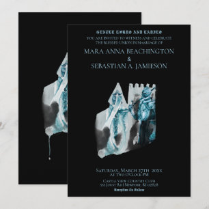 *~* Mittelalterliche Burg Prinzessin Ritter Hochze Einladung