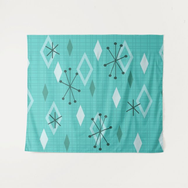 Mittelalterliche Burgen Wandteppich (Vorderseite (Horizontal))