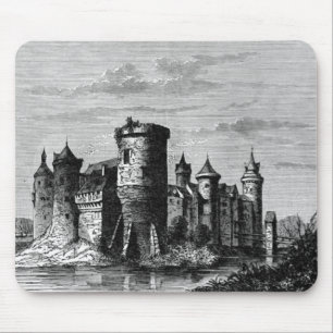 Mittelalterliche Burgmauspad Mousepad