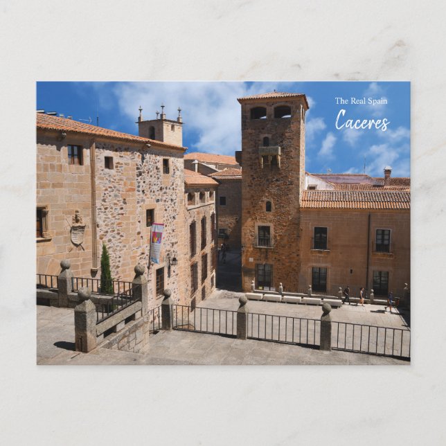 Mittelalterliche Caceres, Spanien Postkarte (Vorderseite)