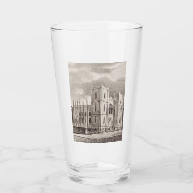 Mittelalterliche Christliche Kirche Glas (Vorderseite)