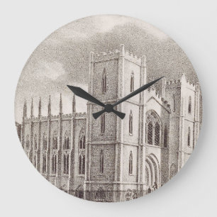 Mittelalterliche Christliche Kirche Große Wanduhr