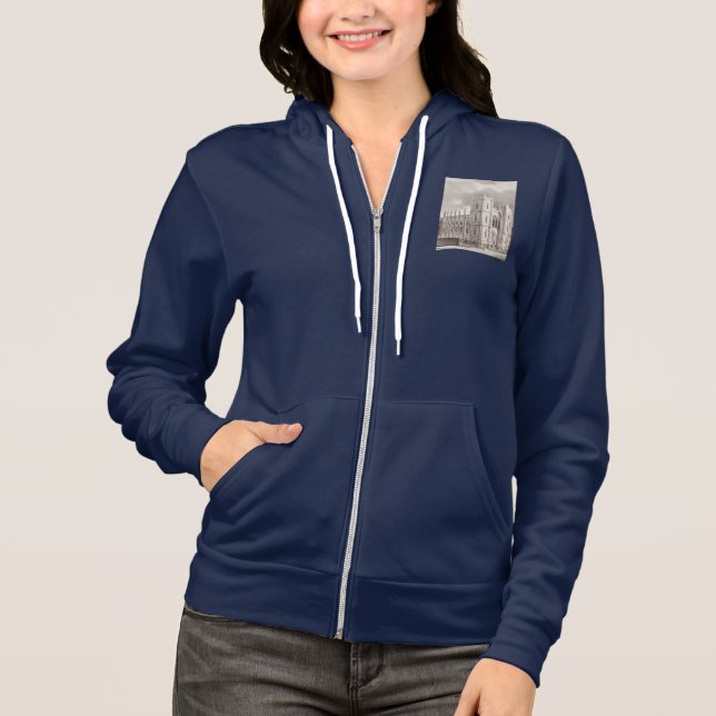 Mittelalterliche Christliche Kirche Hoodie (Vorderseite)