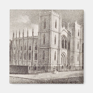 Mittelalterliche Christliche Kirche Magnet