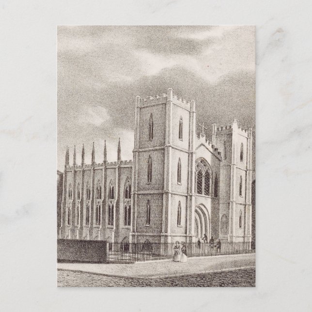 Mittelalterliche Christliche Kirche Postkarte (Vorderseite)
