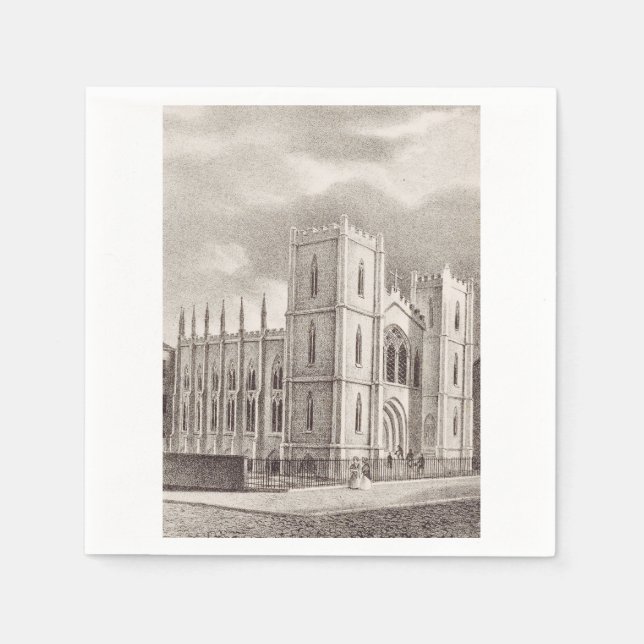 Mittelalterliche Christliche Kirche Serviette (Vorderseite)