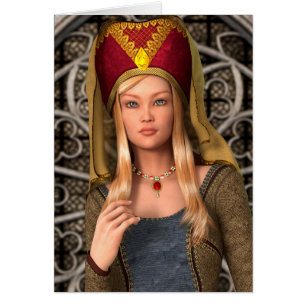 Mittelalterliche Dame