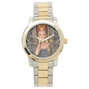 Mittelalterliche Dame Armbanduhr