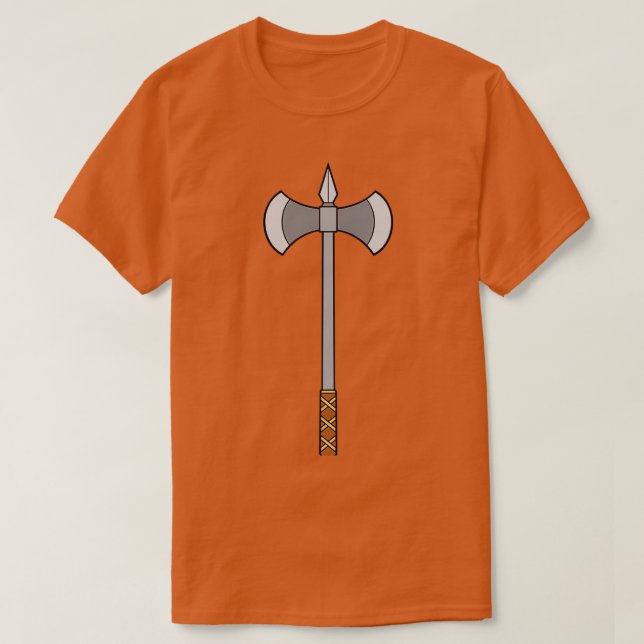Mittelalterliche Doppelkoppel T-Shirt (Design vorne)