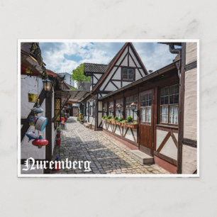 Mittelalterliche Fachgeschäfte in Nürnberg Postkarte