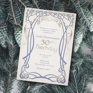 Mittelalterliche Fantasie 50. Geburtstag Einladung