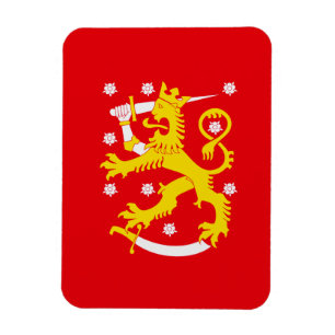 Mittelalterliche Flagge Finnlands Magnet