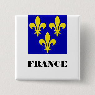 Mittelalterliche französische königliche Standarte Button