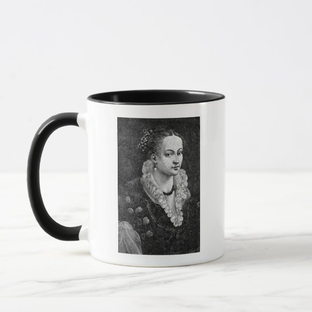Mittelalterliche Frau Tasse (Links)