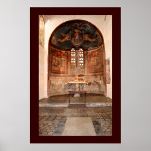 Mittelalterliche Fresken Poster