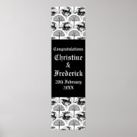 Mittelalterliche Hirsche und Bäume, dekorative ver
