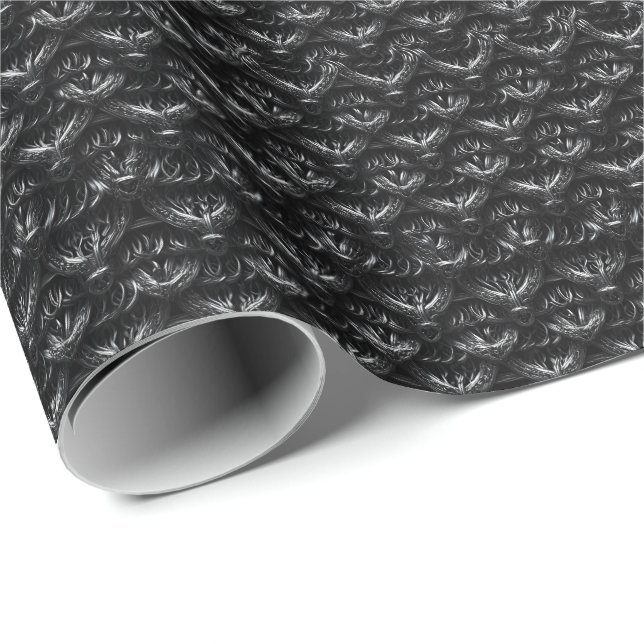mittelalterliche Kettenpanzer-Rüstung Geschenkpapier (Rolleneckpunkt)