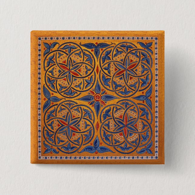 Mittelalterliche Kreise Button (Vorderseite)