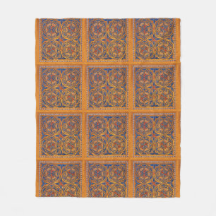 Mittelalterliche Kreise Fleecedecke