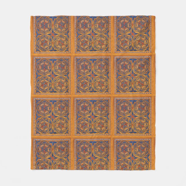 Mittelalterliche Kreise Fleecedecke (Vorderseite)