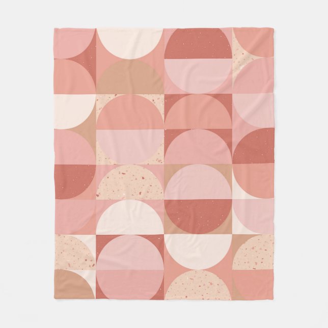 Mittelalterliche Kreise: Modernes geometrisches Mu Fleecedecke (Vorderseite)