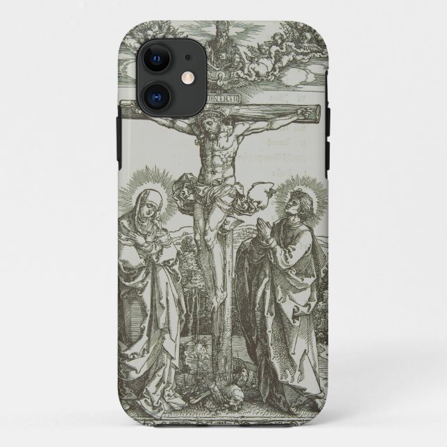 Mittelalterliche Kreuzigung Jesu Christi Case-Mate iPhone Hülle (Rückseite)