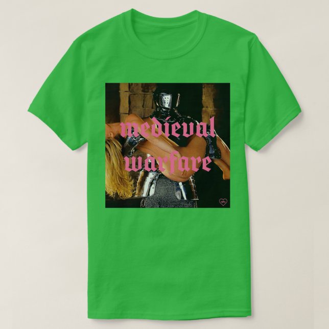 mittelalterliche Kriegsführung T-Shirt (Design vorne)