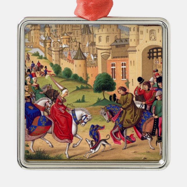 Mittelalterliche Kunst Ornament Aus Metall (Vorne)