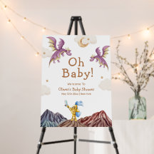 Mittelalterliche Märchenschaukel Dragon Baby Dusch