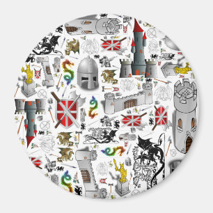 Mittelalterliche Mash-up Magnet