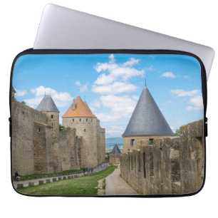 Mittelalterliche Mauern von Carcassonne Laptopschutzhülle