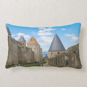 Mittelalterliche Mauern von Carcassonne Lendenkissen