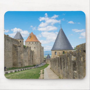 Mittelalterliche Mauern von Carcassonne Mousepad