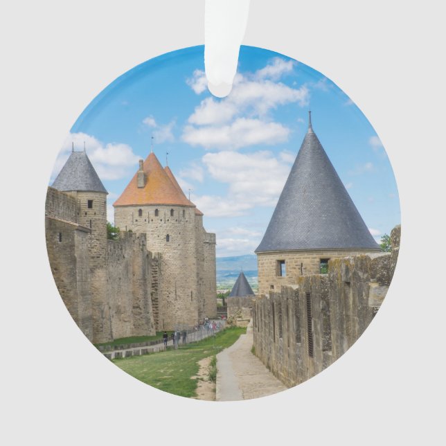 Mittelalterliche Mauern von Carcassonne Ornament (Vorderseite)
