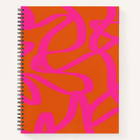 Mittelalterliche moderne Abstrakte Linien Orange u