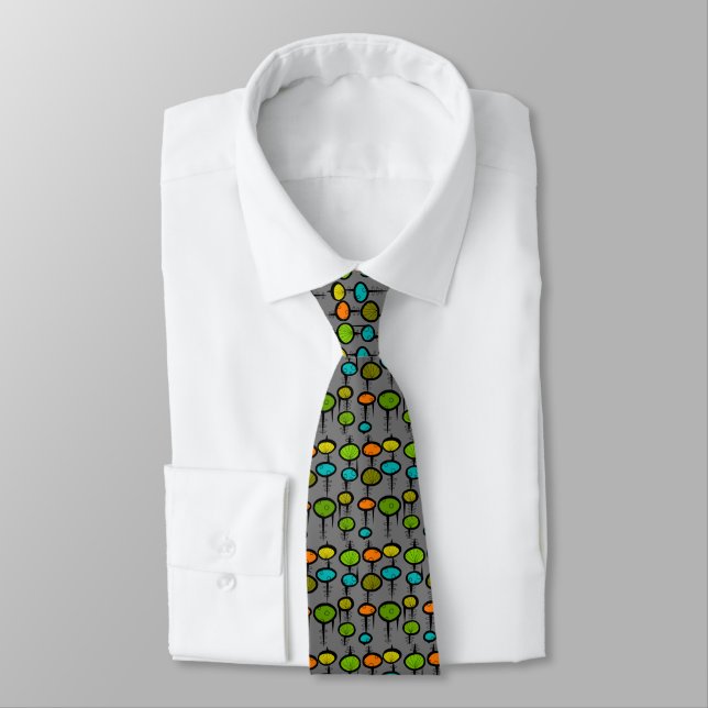 Mittelalterliche moderne Abstrakte Neck-Tie Krawatte (Gebunden)