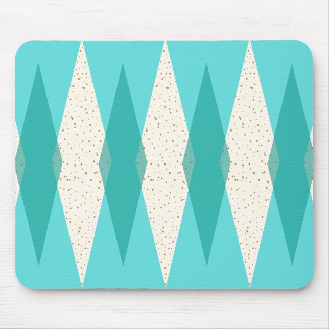 Mittelalterliche Moderne Argyle-Mauspad Mousepad (Vorne)