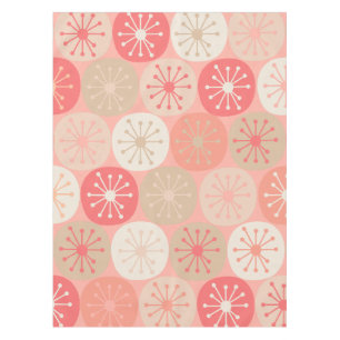 Mittelalterliche moderne atomare Retrodots Vintag Tischdecke