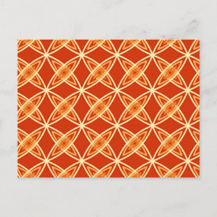 Mittelalterliche moderne Atomdruckerei - Mandarin  Postkarte